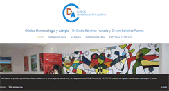 Desktop Screenshot of clinicaderma-alergia.com