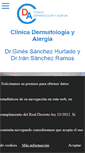 Mobile Screenshot of clinicaderma-alergia.com